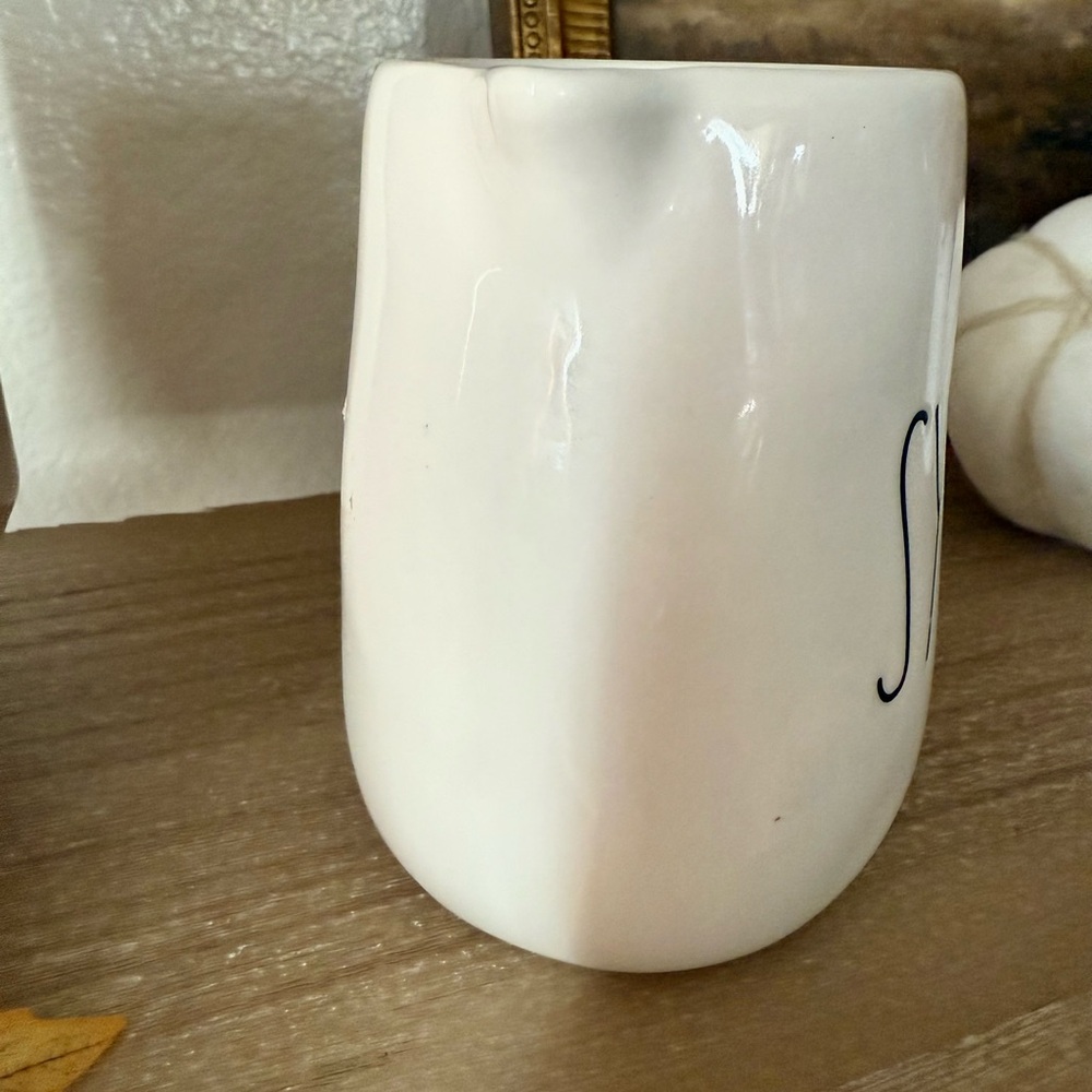 Rae Dunn White Ceramic Syrup Jug - Picture 3 of 7